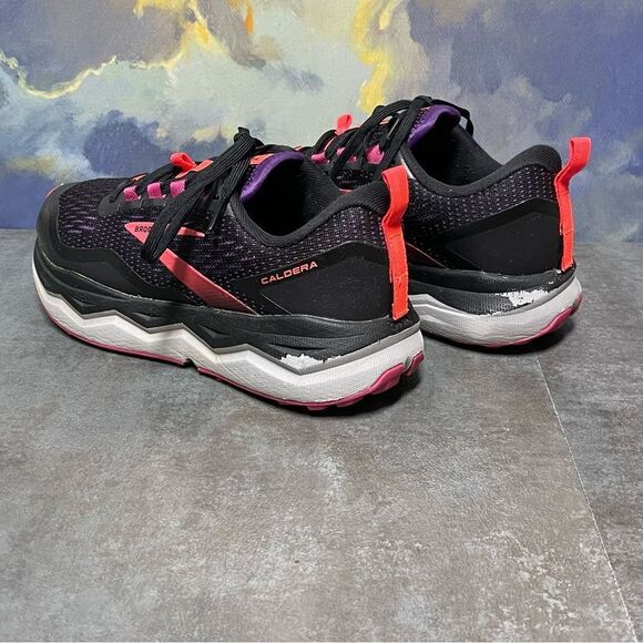 Brooks Caldera 5 Women's Black/Purple Trail Running Shoes Size 7.5B - Picture 9 of 16